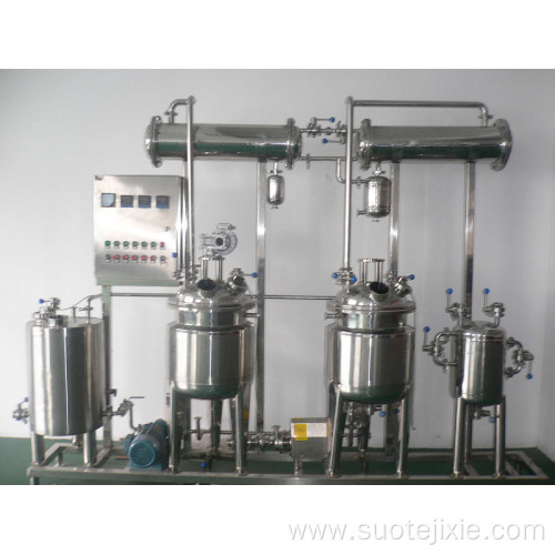 Automatic hot reflux extraction crystallization tank